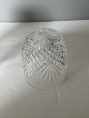 Astral Diamond and Fan Cut Bedside TumbleUp Full Lead Crystal #160