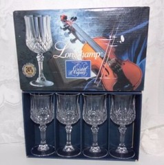 CRISTAL D’ARQUES LONGCHAMP 24% LEAD CRYSTAL Set of 4 Brandy Glasses 1 – 1/2 oz