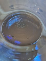 Lenox Hand BlownAntique Blue 6.75″×3.75″ Water Goblets Set of 2 EUC