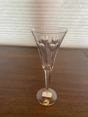 WATERFORD Millennium Collection Crystal LOVE Toasting Flutes W/BOX 9.25″H SIGNED