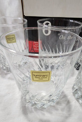 Luminarc J.G. Durand D’Arques France Crystal Old Fashioned Rocks Set of 6