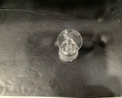 Waterford Crystal Alana Large Wine Water Glasses Ireland Set of 2 *