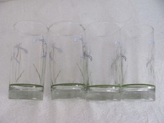 Corelle/Corning Shadow Iris 10 oz Tumbler Glasses – Set of 4