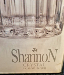 Aberdeen Shannon Crystal Whisky glasses, set of 4.. Godinger. » Beacon Hill «