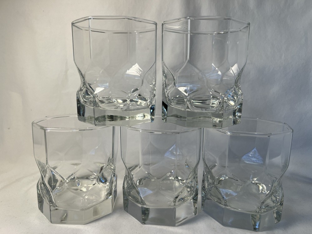 Luminarc Octime Diamond 10oz Cocktail Glass Old Fashioned Rocks 2Pc.