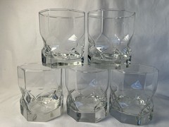 Luminarc Octime Diamond 10oz Cocktail Glass Old Fashioned Rocks 2Pc.