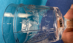 c.1875 100 YEAR CENTENIAL Adams Glass «LIBERTY BELL» Goblet 6 1/8″ 4th of JULY