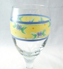 Pfaltzgraff SUMMER BREEZE Iced Tea Goblet(s) Measures 7 1/8″ x 3 1/4″