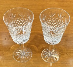 2 Lenox USA Beacon Hill 7.5” Water Goblets Discontinued 1983- 1987 “PERFECT”