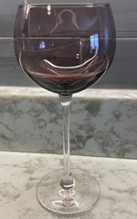 LENOX Tuscany Seasons Balloon Wine Glasses Colors Set of 4 Etched Crystal 15 oz.