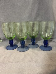Pfaltzgraff Summer Breeze Goblets set of 4