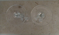 Year 2000 Vintage Wine Glasses, Set of 2, Y2K Millennium Edition