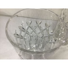 Vintage Antique Circa Mid-20th Century-Cut Crystal 3 Tumblers Glasses Set of 3
