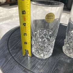 Vintage Cristal D’Arques Lead Crystal Set Of 2 Glasses Made In France