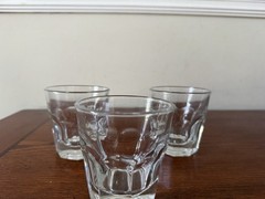 Set of 3 Libbey Duratuff Gibraltar Glasses 8oz #35 Made in USA.