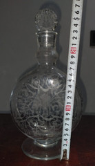 LIQUEUR BACCARAT MICHELANGELO – Cristal Gravé Epoque Art Déco 1930