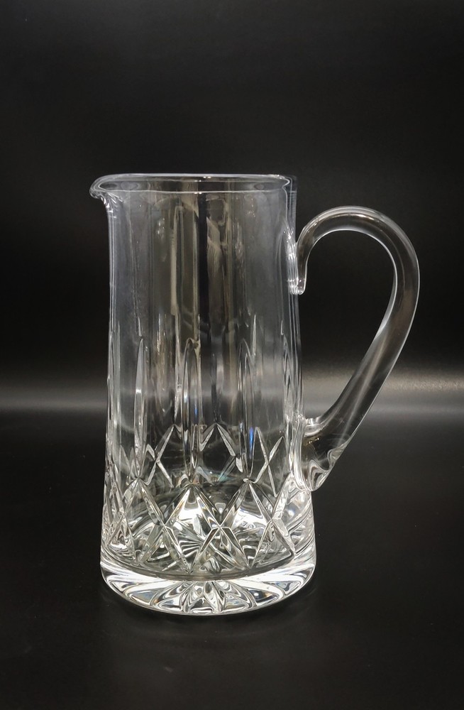 ATLANTIS LUCERNE CRYSTAL PITCHER 8 3/4” TALL. PORTUGAL