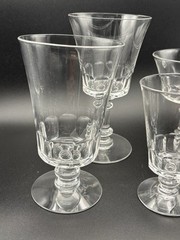 Dolly Madison Fostoria Lot of 24 includes 6 Four-piece Stemware Glassware MINT