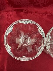 NIB FLAWLESS Glass BACCARAT Pair HARCOURT 1841 Crystal SHERBET CHAMPAGNE COUPE