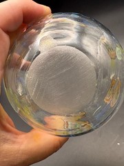 Italian Murrine Art Glass Tumbler Hand Blown Millefiori Juice Glass