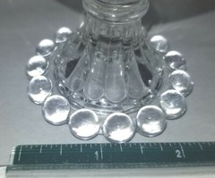 2 Anchor Hocking Glass Bubble BOOPIE Laurel Leaf Sherbets/Champagne Goblets_TWO