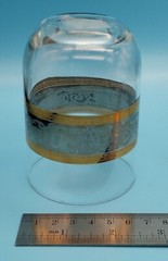 Vintage Bedside Pitcher Tumble Up with Glass Vintage Carafe