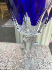 BACCARAT CRYSTAL RHINE WINE GLASS COLBERT COLOR MINT