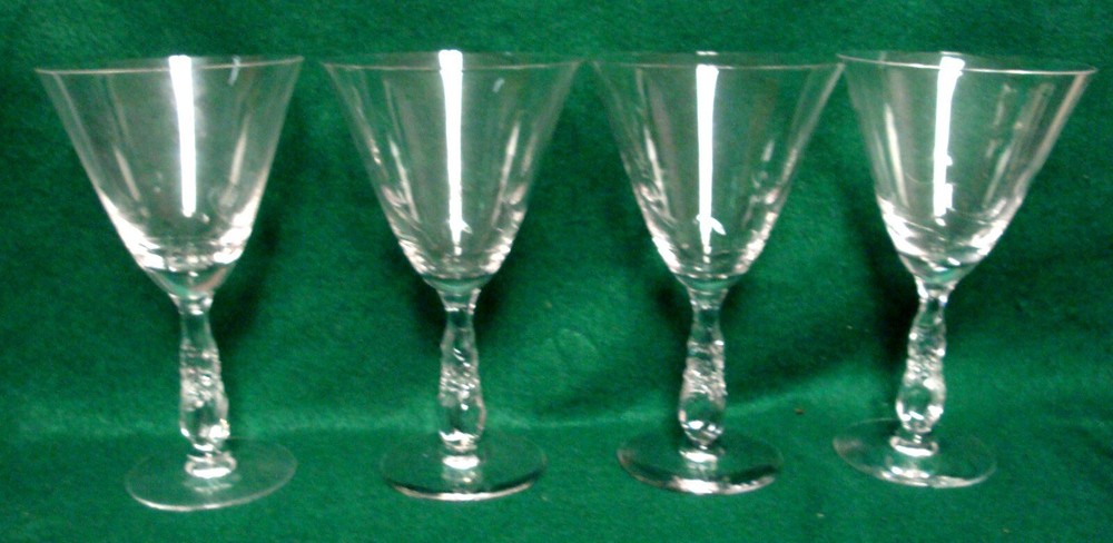 Nancy Prentiss ENCHANTING ORCHID Water Goblets SET OF FOUR More Items Here BEST