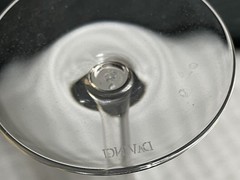 Da Vinci Crystal Pisa Champagne Flute 8 7/8”H 1 7/8”W New Never Used Blown Glass