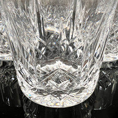 WATERFORD CRYSTAL LISMORE 3 1/8″ OLD FASHIONED GLASSES SIGNED SET OF 6! MINT