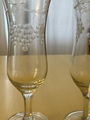 Arcadia Hand Made In Romania Vintage Glasses Set Of 4