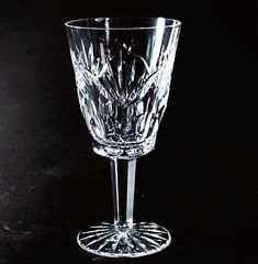 WATERFORD ASHLING WATER GLASS, Cut Lead Crystal, 6 7/8″, 8 oz, Made in Ireland