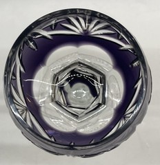 Set 5 Nachtmann Cut To Clear Green Blue Red Amethyst Amber Purple Cordials Shots