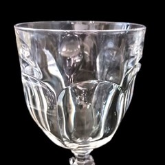 3 Royal Crystal Rock Wine Glasses Columbia Goblets RCR Baroque Rococo Regency