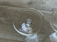 Oscar De La Renta RKG01 Edelweiss Japan Champagne Flute Glass Lot Of 3