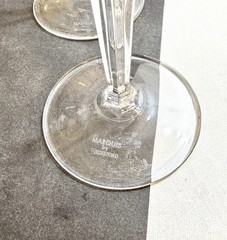 🌿2 Waterford Marquis SPARKLE Wine Glass Elegant Crystal, 8″ Tall, 12 oz