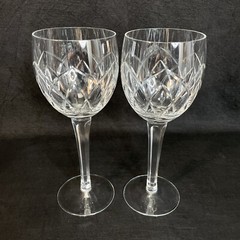 (2) Rainbow By Block Crystal Water Goblets