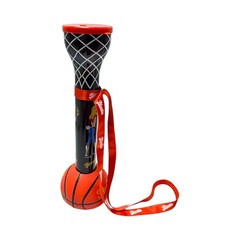 Blondies Sports Bar Souvenir Yard Glass Basketball Base Black Orange 15 in 44 oz