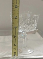 12 Mont Royale Crystal Stemware 4 Each: Water, Wine & Dessert Glasses