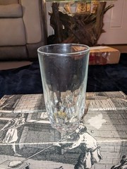 Vtg Arococ Crystal Tumbler Glasses Cut Glass 13 Oz. MCM 8 Set In Box France