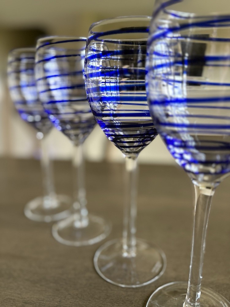 Kate Spade Of New York Charlotte Street Set Of 4 Wine Glasses
