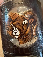 Vintage Libbey African Safari Animal Glasses Set 4 Low Ball/Rocks Signed M Dia