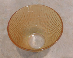 Jeannette Floragold Tree Bark MCM Lowball Glass