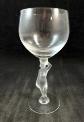Bayel Crystal Bacchante Frosted Nude Stem Water Goblet