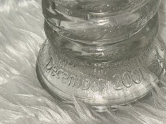 Burger King Lord of the Rings Clear Glass Decorative Goblet 6 in Tall, 3 in