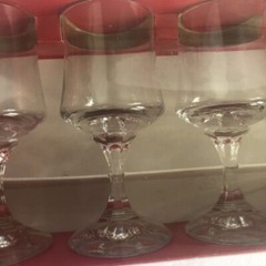Rotweinkelche Comtesse Germany Red Wine Glasses Led Crystal Aida 4400/3 Set of 6