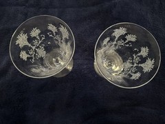Morgantown Mayfair Juice Glasses- Set Of 2- Read Description