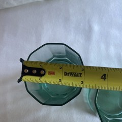 VTG Set Of 4 – Anchor Hocking Essex Rocks/Lowball Geometric Glasses
