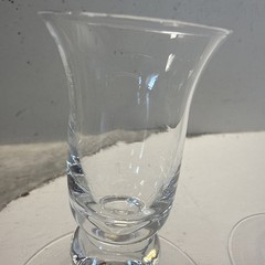 Set Of 3 Vintage Imperial Candlewick Footed Parfait Glass 3.75” Clear Stemware