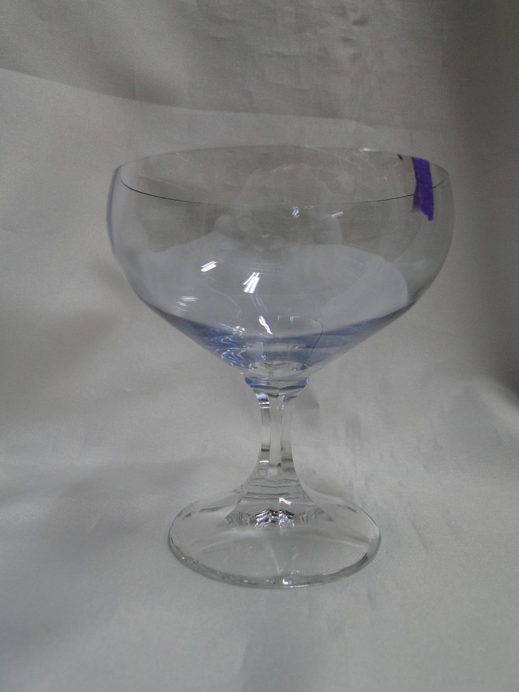 Schott-Zwiesel Neckar Blue & Clear: Champagne / Sherbet, 4 1/4″, As Is